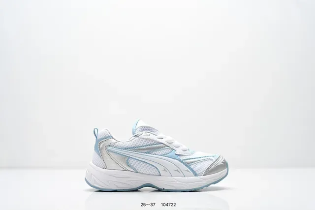 Puma Branco Rosa Grosso Midsole Camadas Sobreposições Sintéticas Tênis Lifestyle 9