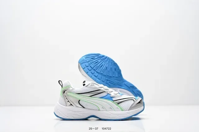 Puma Branco Rosa Grosso Midsole Camadas Sobreposições Sintéticas Tênis Lifestyle 11