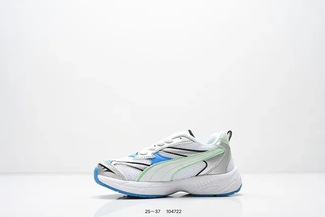 Puma Branco Rosa Grosso Midsole Camadas Sobreposições Sintéticas Tênis Lifestyle 12