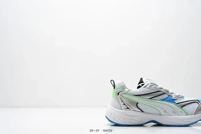 Puma Branco Rosa Grosso Midsole Camadas Sobreposições Sintéticas Tênis Lifestyle 13