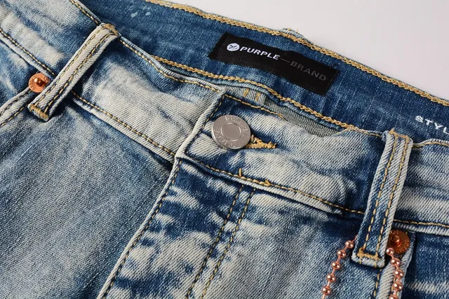 Purple Brand jeans usé lavé clair slim fit 13