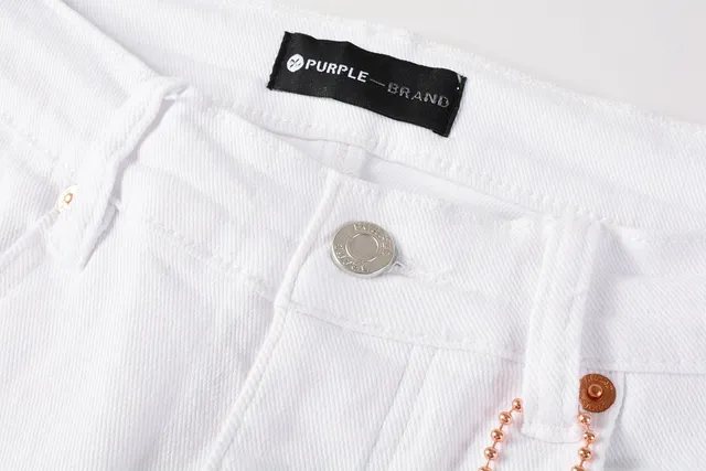 Purple Brand Jeans slim fit avec taches de peinture blanche déchirées 12
