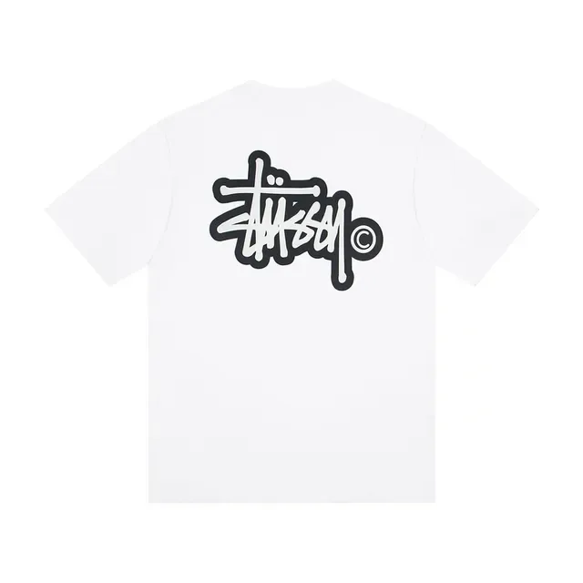 Stussy Stock Logo ग्राफिक टी-शर्ट 2