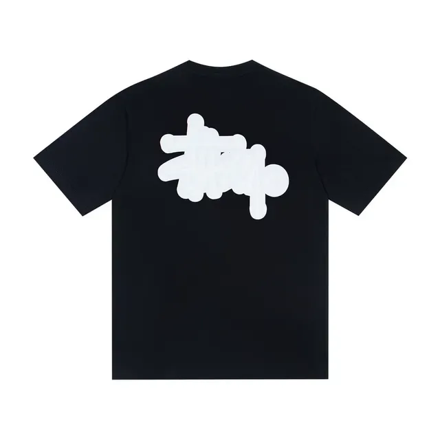 Stussy Stock Logo ग्राफिक टी-शर्ट 4