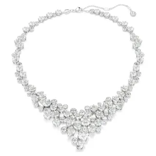 Swarovski Multi-Row Crystal Bib Necklace