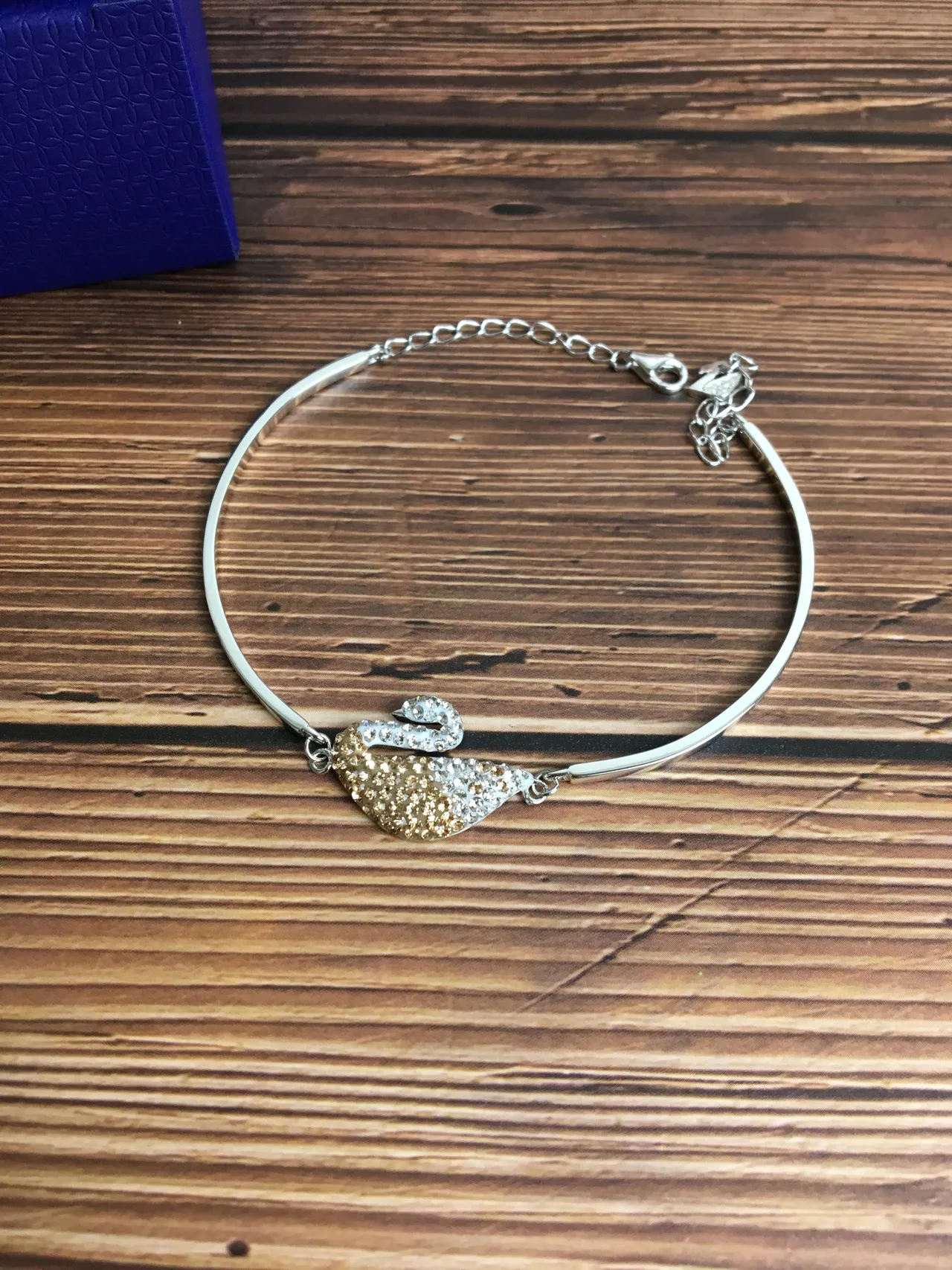 Collection Swan Swarovski Collier Choker Cristal à deux tons 4