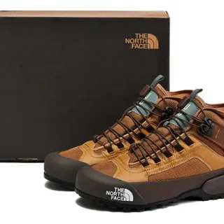 The North Face Brown Beige High-Top Rugged Hiking Boots