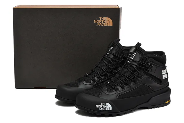 The North Face Brown Beige High-Top Rugged Hiking Boots 2