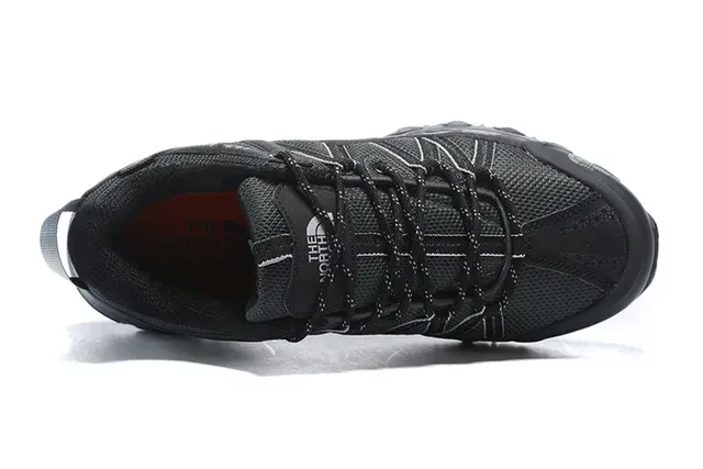 The North Face Ultra III Black Gray Low-Cut Hiking Boot Mesh-Synthetic Hybrid Upper Sneakers 7
