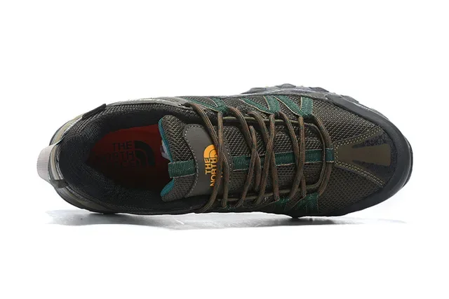 The North Face Ultra III Black Gray Low-Cut Hiking Boot Mesh-Synthetic Hybrid Upper Sneakers 13