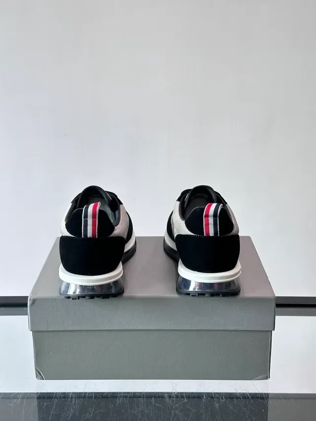 Thom Browne Quilted Black Beige Air Cushion Lifestyle Sneakers 3