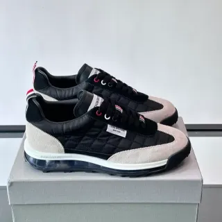 Thom Browne Quilted Nylon and Suede Air Runner Lifestyle Sneakers