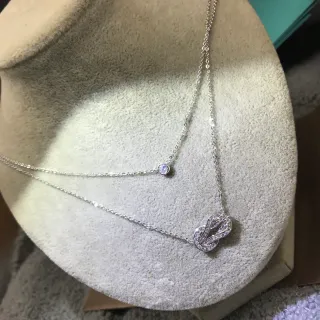 Tiffany & Co. HardWear Pavé Knot Double-Layer Necklace
