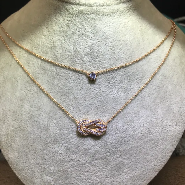Tiffany & Co. HardWear Pavé Knot Collier à double couche 3