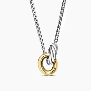 Tiffany & Co. HardWear Two-Tone Twisted Ring Necklace