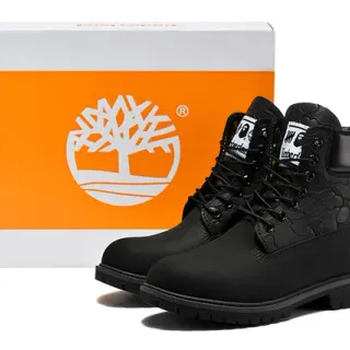 Timberland Premium 6-Inch All-Black Work Boots