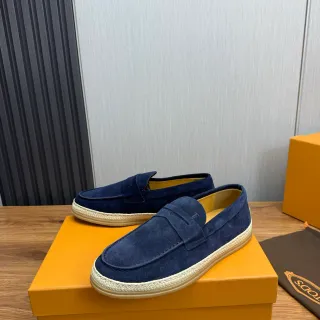 Tod's Penny Loafer Naval Beige Ante Parte Superior Correa Loafer