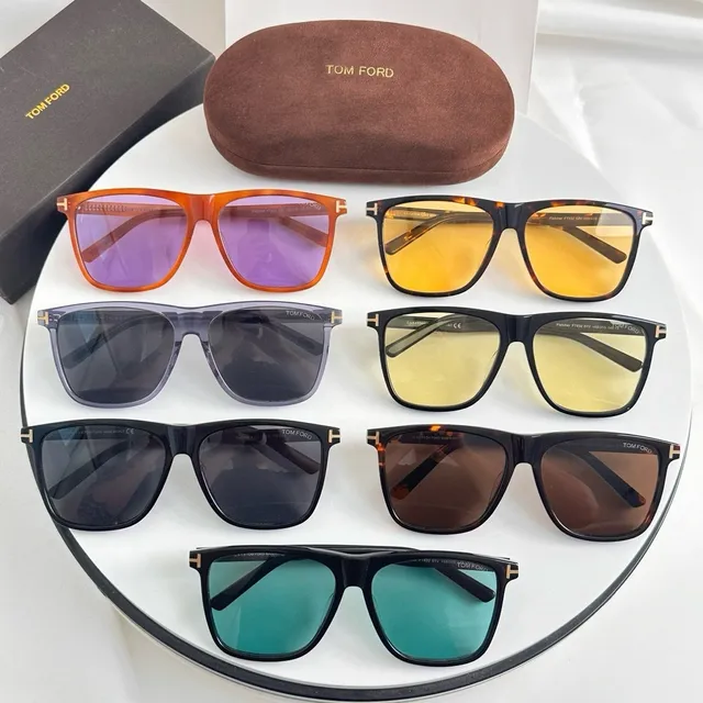 Tom Ford FT0732 / FT0733 Rectangular Acetate Sunglasses 1