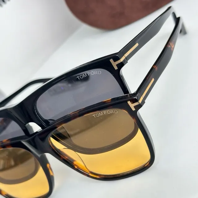 Tom Ford FT0732 / FT0733 Rectangular Acetate Sunglasses 8