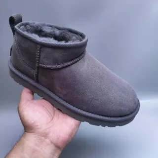 UGG Classic Mini Charcoal Gray Snow Boots