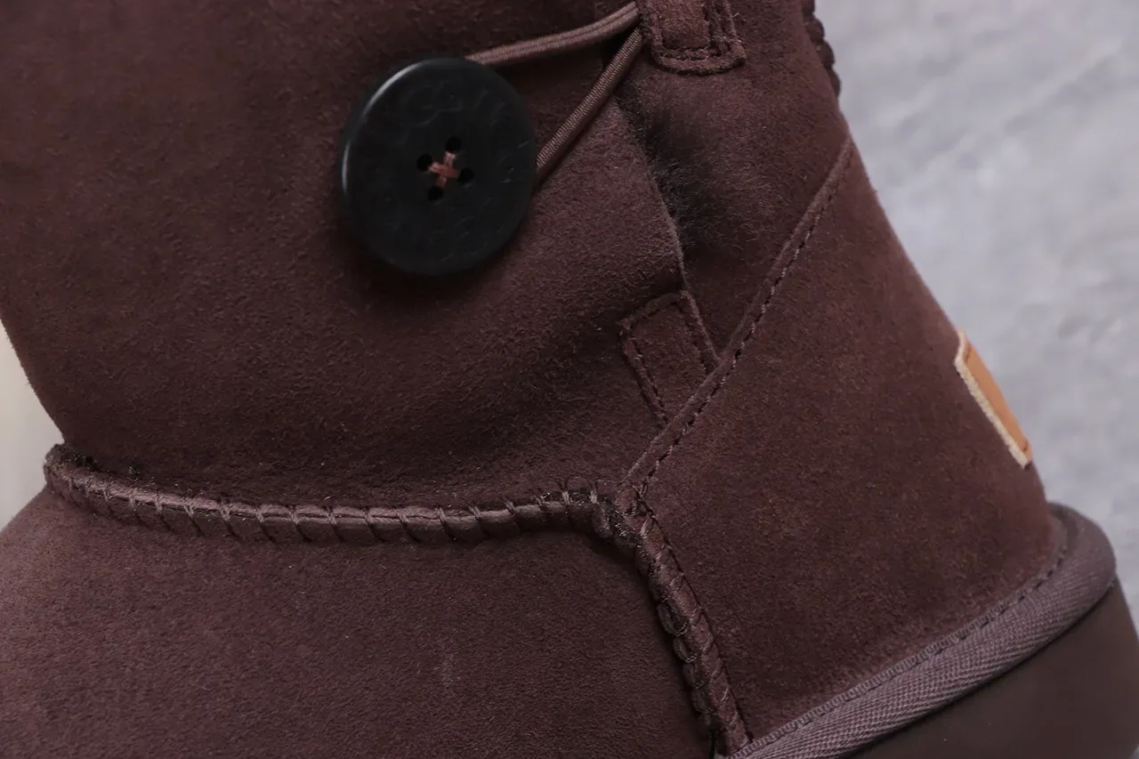 UGG Classic Tall Button Chocolate Brown Knee Boots 3
