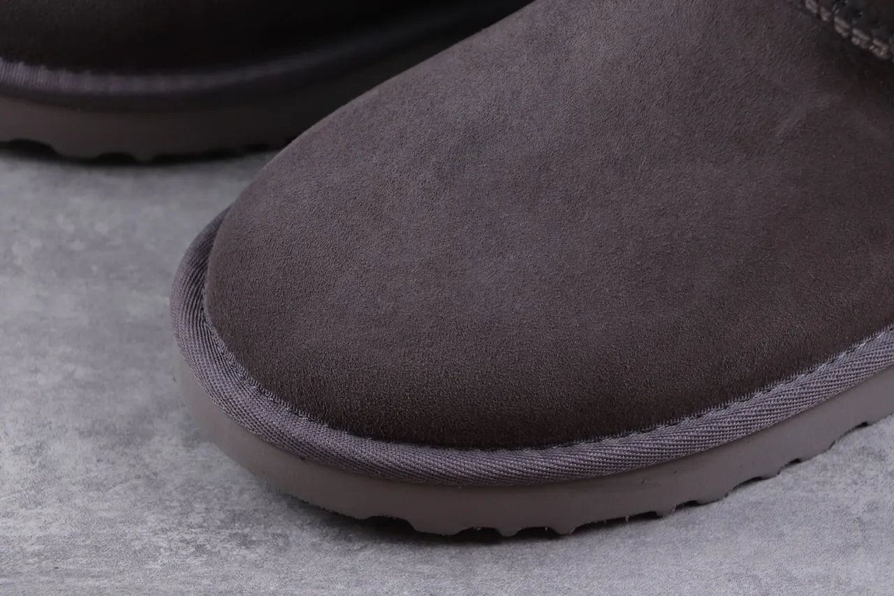 UGG Classic Tall চার্জকোল গ্রে শিয়ারলিং লাইন্ড হাঁটু পর্যন্ত জুতো 4
