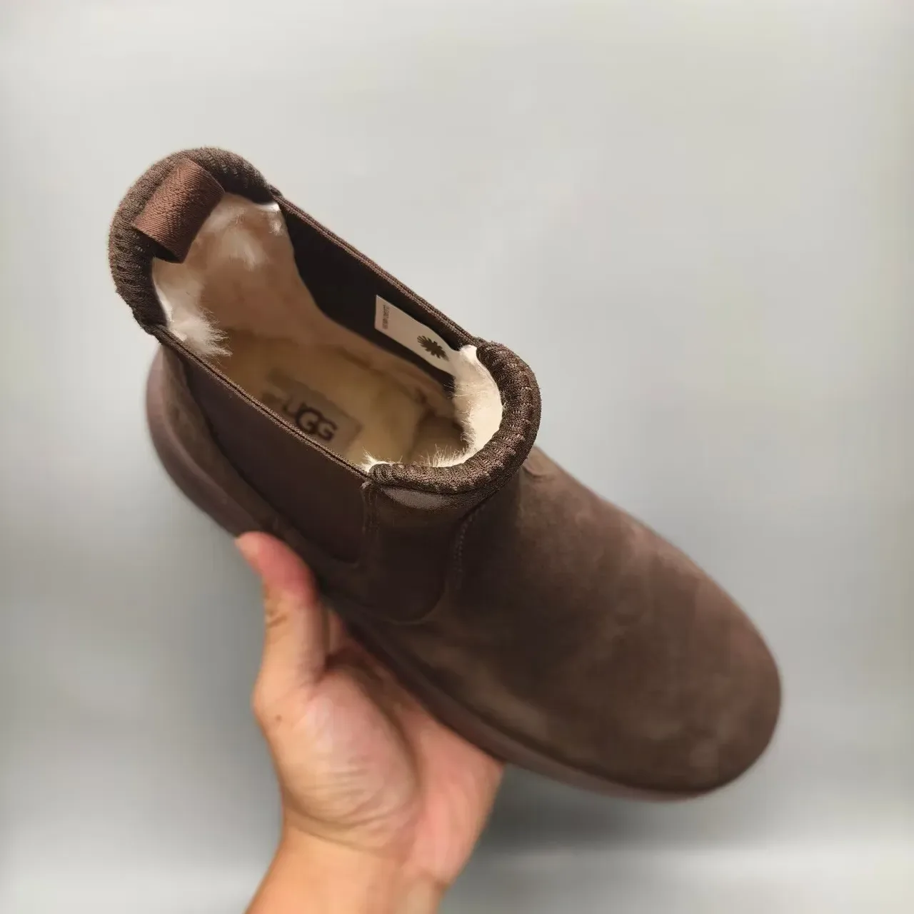 UGG Tasman Brown Suede Chelsea Boots 4