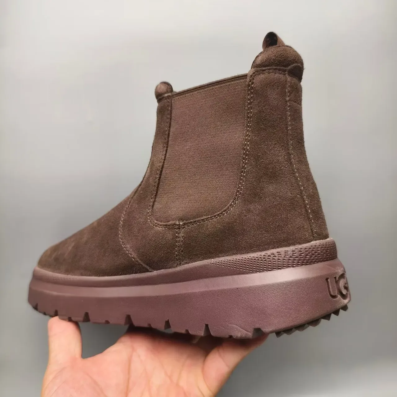 UGG Tasman Brown Suede Chelsea Boots 6