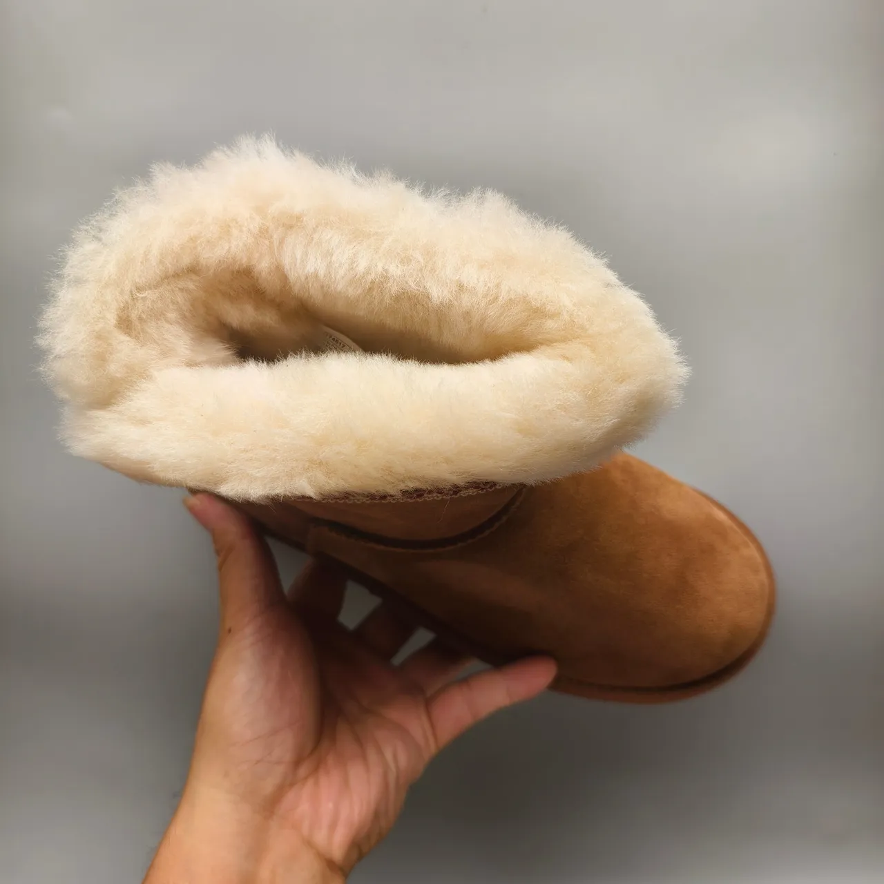UGG Tasman Brown Suede Shearling-Lined Snow Boot 3