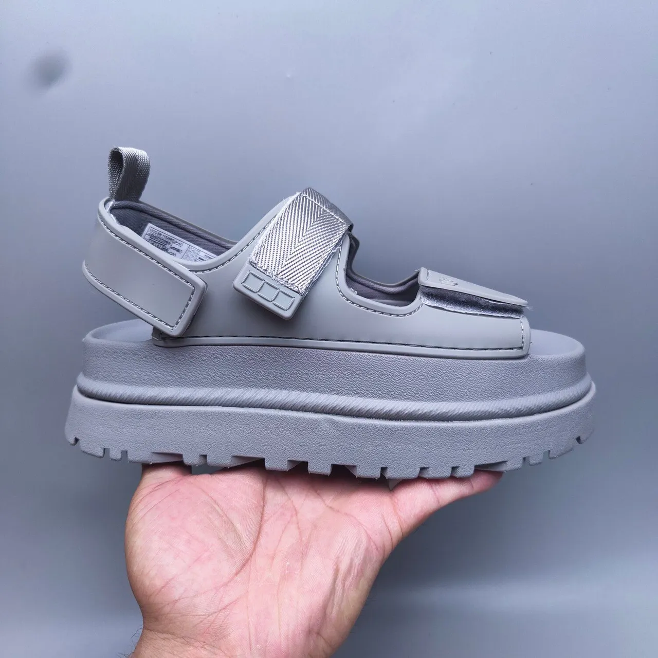 UGG Tasman Gray Platform Casual Sandals 2