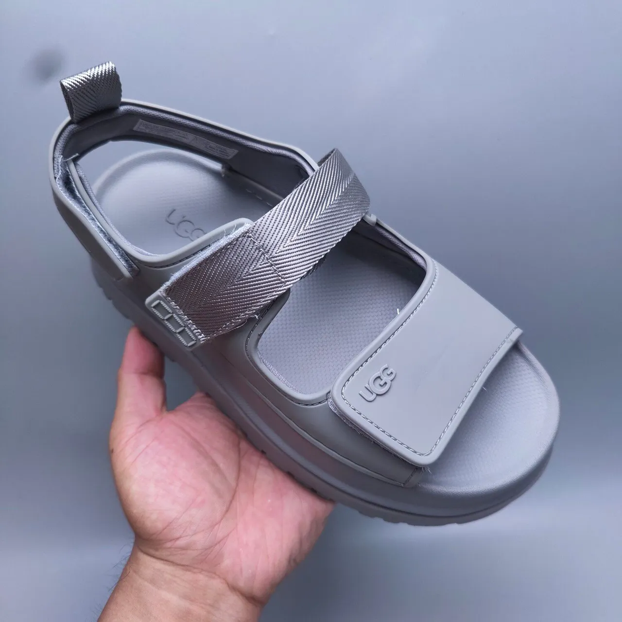 UGG Tasman Gray Platform Casual Sandals 4