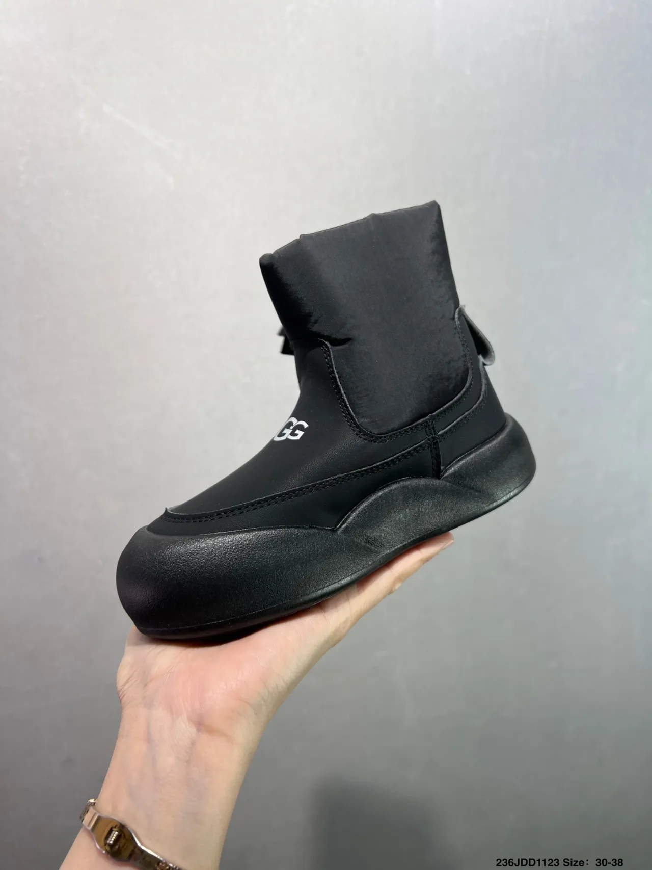 UGG Tasman Off-White Zippered Snow Boots 3