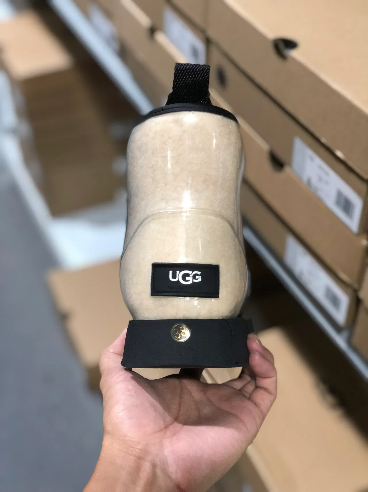 UGG Ultra Mini Transparent Shearling Snow Boots 3