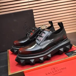 Valentino Rockstud Spiked Platform Oxford Shoes