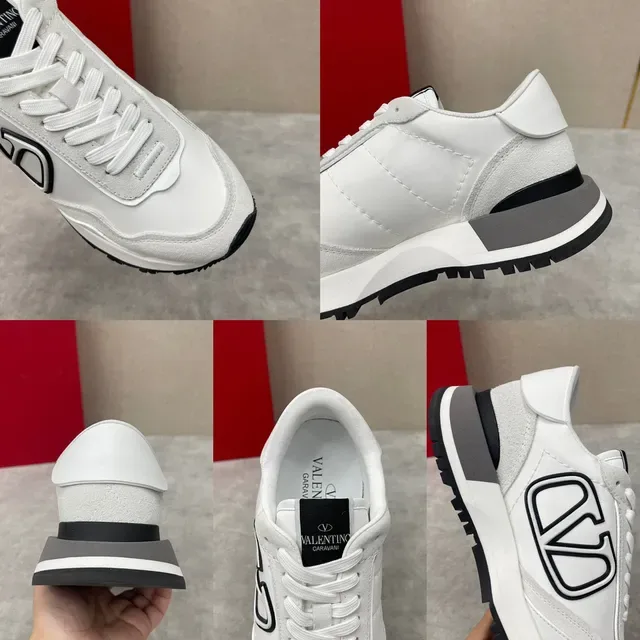 Valentino VLTN Runner Sneakers Lifestyle Blanc Noir Gris 2