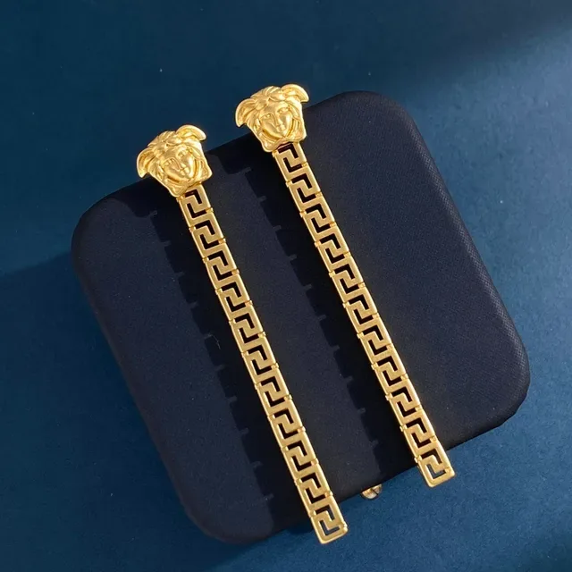 Versace Medusa Bar Greca Pendant Necklace 5