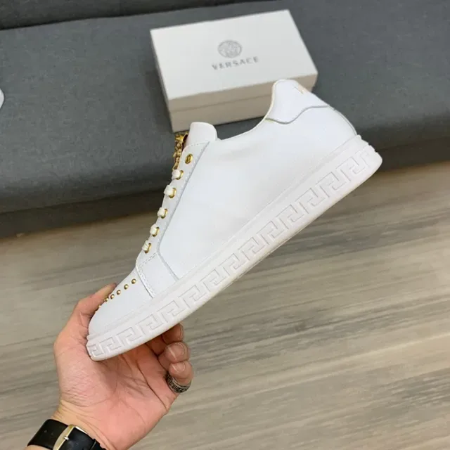 Versace Odissea Gold Medusa Leather Lifestyle Sneakers 10