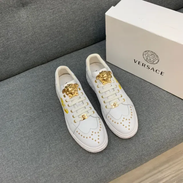 Versace Odissea Gold Medusa Leather Lifestyle Sneakers 15