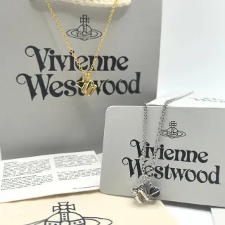 Vivienne Westwood Orb Shoe Charm Gold Silver Chain-Link High-Heeled Necklace