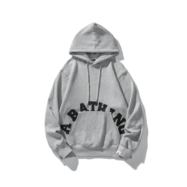 A Bathing Ape Arched Logo Black Oversized Hoodie 3