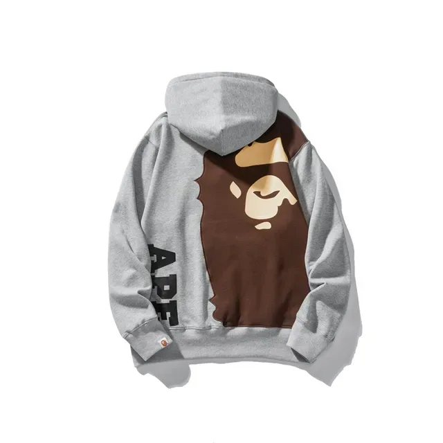 A Bathing Ape Arched Logo Black Oversized Hoodie 5