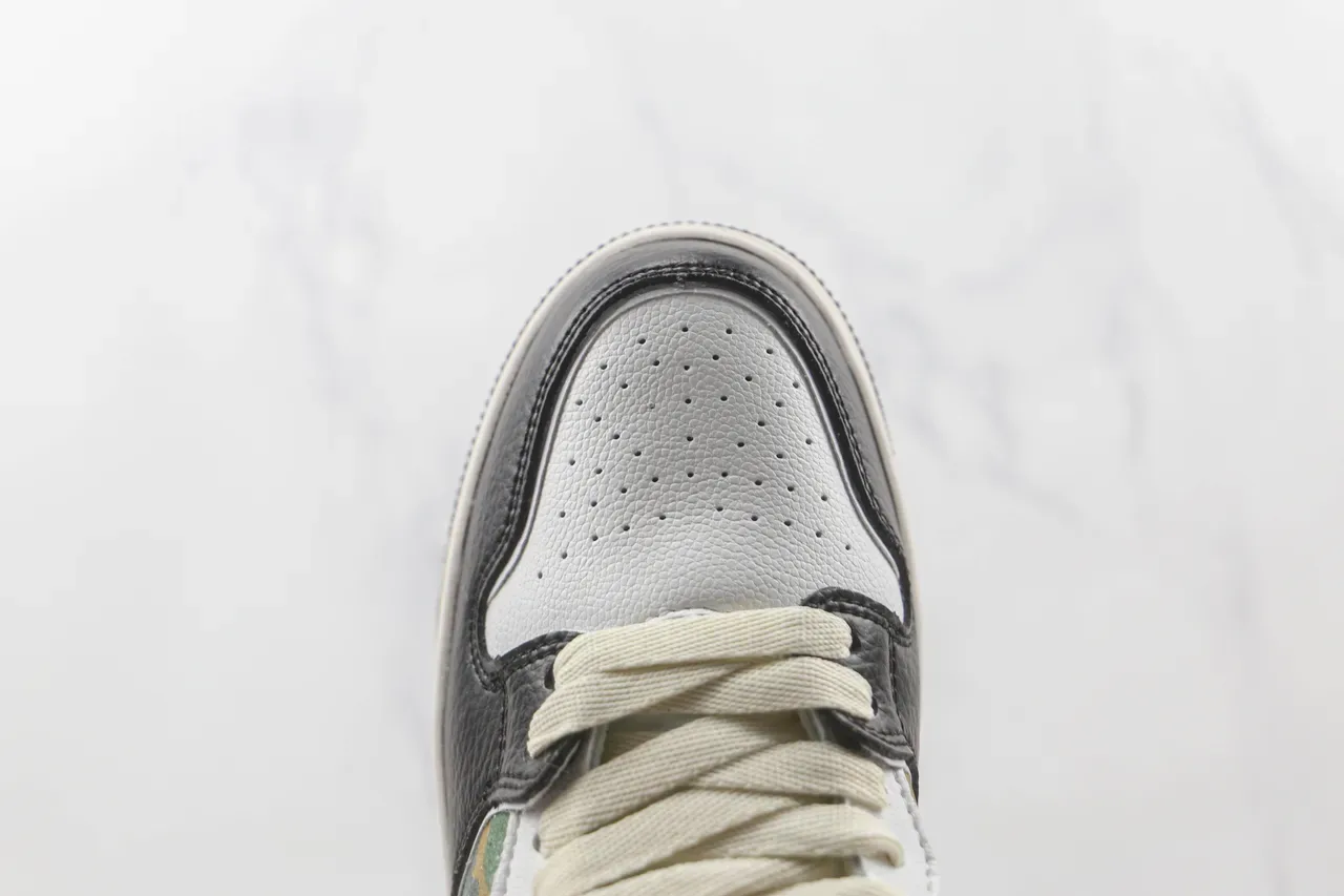 A Bathing Ape BAPE STA Tênis Lifestyle Preto Branco Camo 6