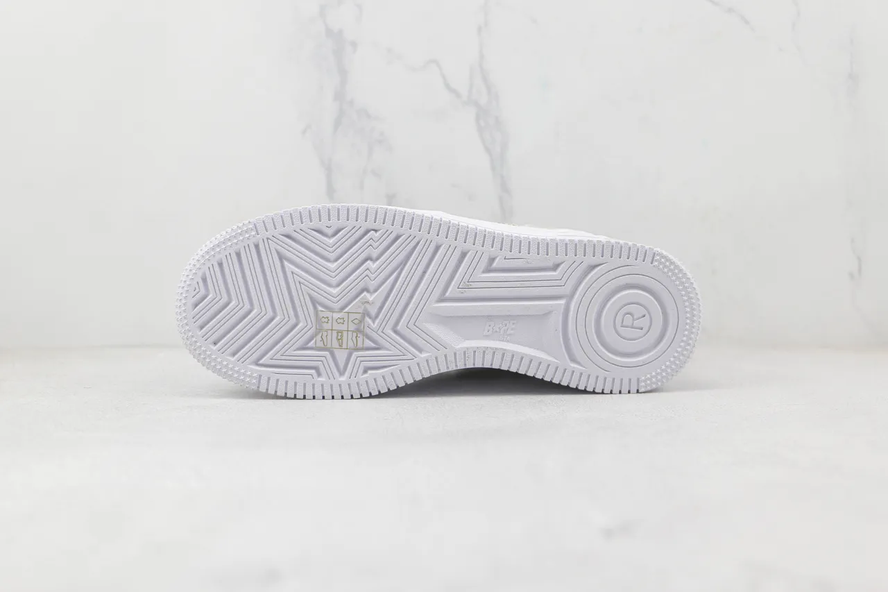 A Bathing Ape BAPE STA White ABC Camo Lifestyle Sneakers 8
