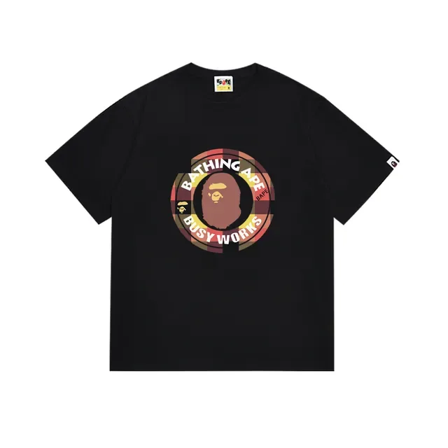 A Bathing Ape Busy Works Graphic Print Black T-Shirt 9