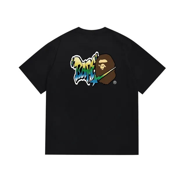 A Bathing Ape Graffiti Logo Graphic T-Shirt 9