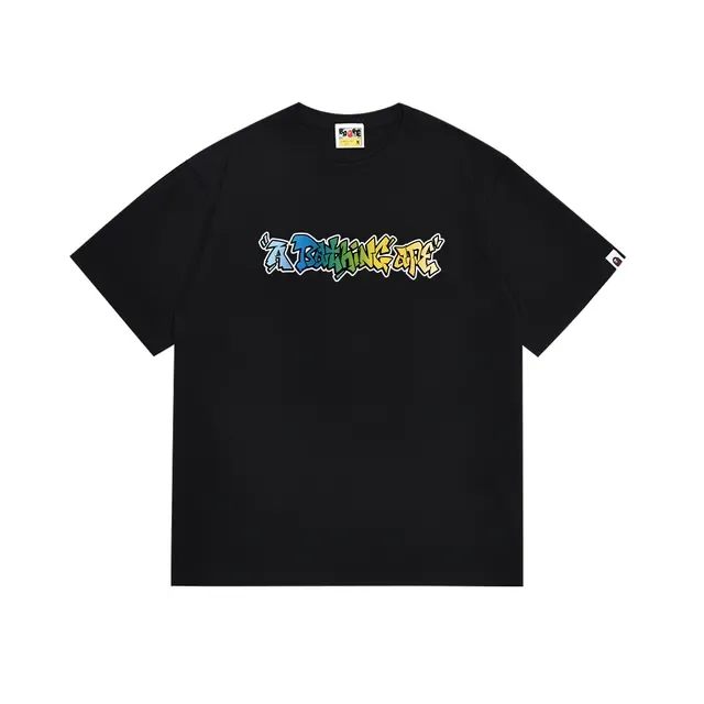 A Bathing Ape Graffiti Logo Graphic T-Shirt 10