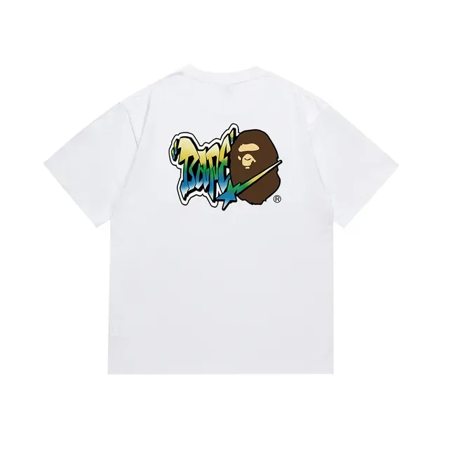 A Bathing Ape Graffiti Logo Graphic T-Shirt 11