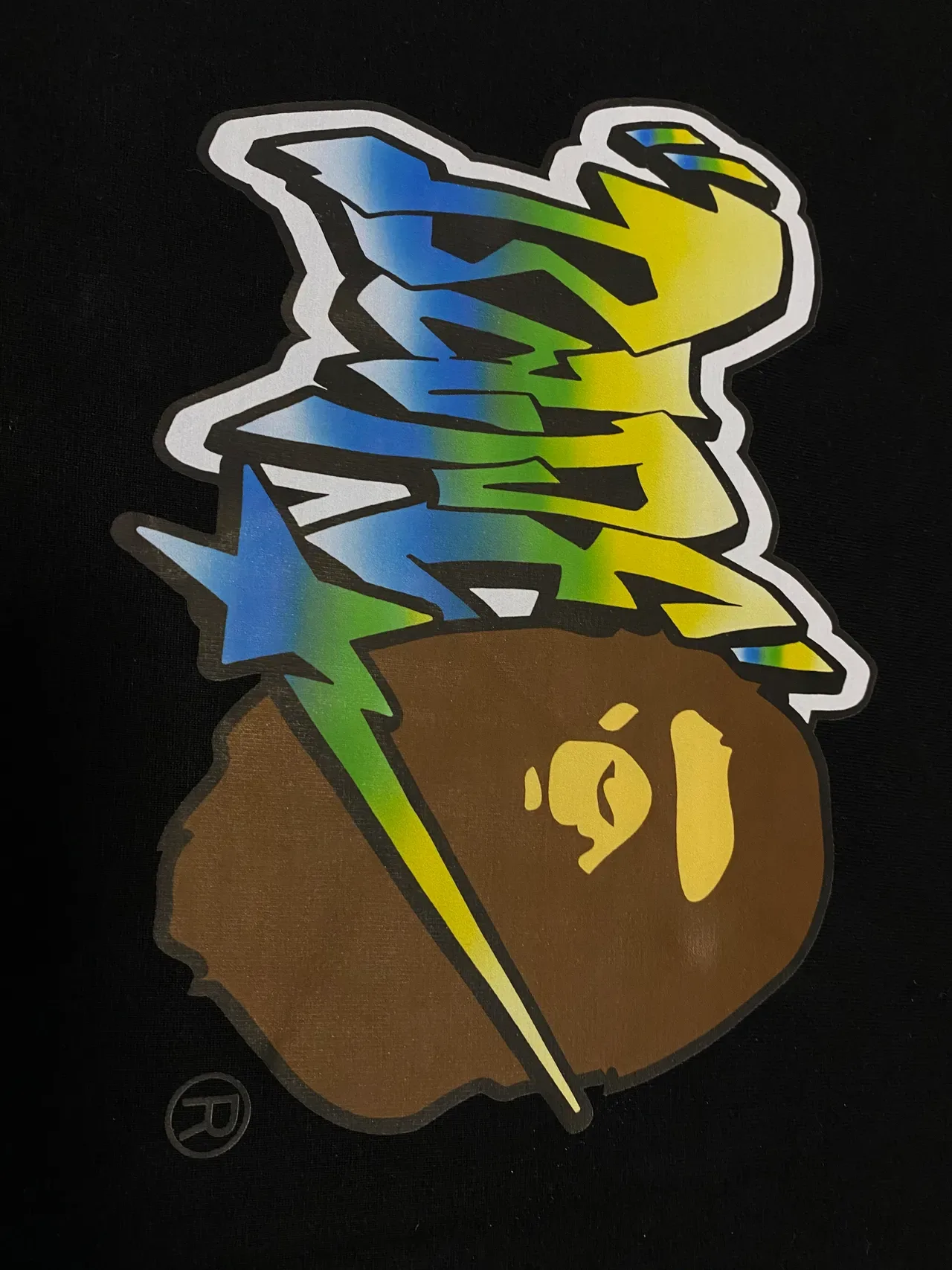 A Bathing Ape Graffiti Logo Graphic T-Shirt 18
