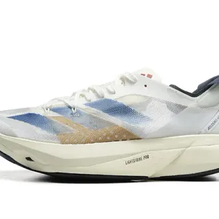 Adidas Adizero Adios Pro 3 Blanc Bleu Beige Chaussures de course