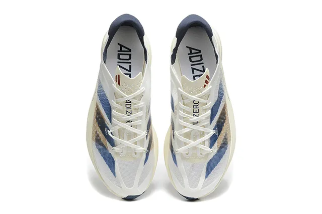 Adidas Adizero Adios Pro 3 Blanc Bleu Beige Chaussures de course 2
